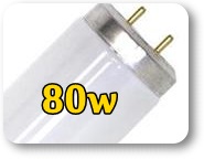80 Watt NON-Reflector Low Pressure Tanning Lamps